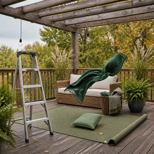 Terrasse d'automne : prolonger la saison dehors avec les bons textiles et le bon éclairage