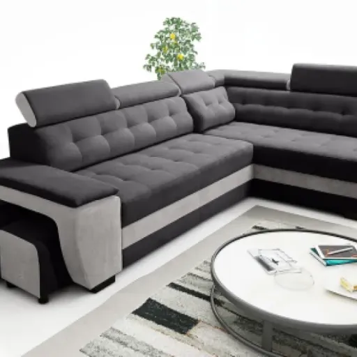 Test Robin Inspire Grand Canapé d’angle Noir Argent : le gros canapé-lit qui mise sur le pratique