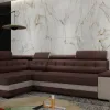 Test Robin Inspire Grand Canapé d'angle Marron Crème : le gros canapé-lit qui fait le job pour un salon familial