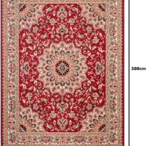Test Mazovia Grand Tapis Salon 250x300 Rouge : un grand tapis oriental qui fait le job sans ruiner le budget