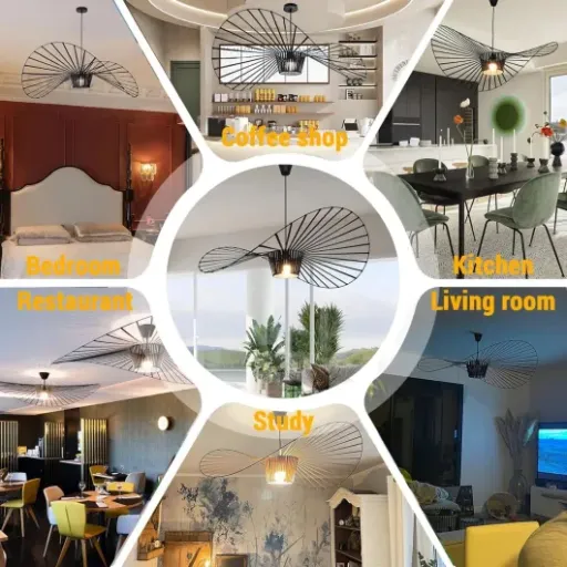 Test Suspension Vertigo 200cm YONIISEA : le grand lustre chapeau qui change vraiment une pièce (sans exploser le budget)