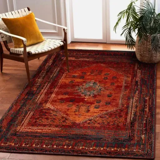 Test rugsx Omega MISTIK Rouge 200x300 : un grand tapis en laine qui fait le job sans chichi