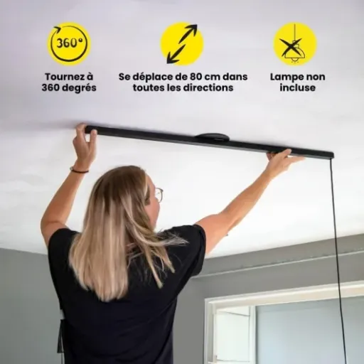 Test Lightswing Single 90 cm : le système malin pour enfin centrer ta suspension sans refaire le plafond