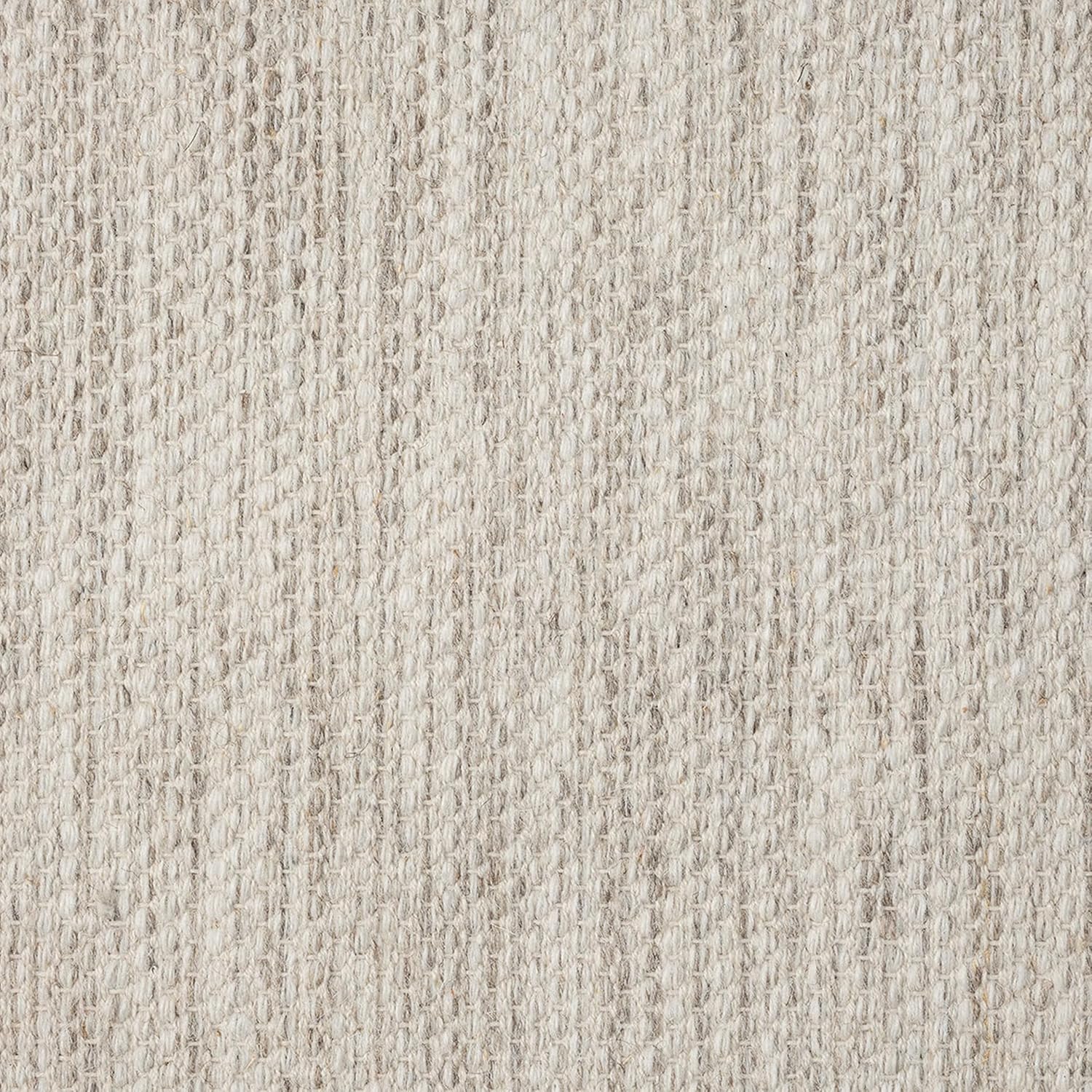 Teppich-Traum Tapis de Salle à Manger en Laine, élégant, tissé à la Main, résistant, Beige crème de qualité, 160 x 230 cm 160 x 230 cm Crème Beige
