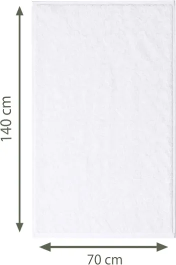 Lot de 6 Serviettes de Bain 70x140 cm – 100% Coton, Ultra Douces, Très Absorbantes, Séchage Rapide, Qualité Hôtelière – Blanc – pour Salle de Bain, Douche, Gym, Hôtel et Spa Lot de 6 Serviettes de Bain 70 X 140 CM