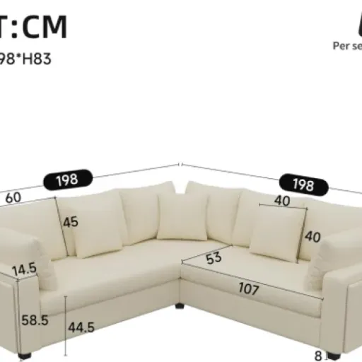 Test Yihomfy Canapé d’angle 5 places LED/USB : le gros canapé modulable qui fait le job sans chichi