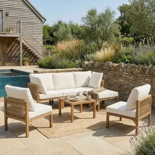 Test Yihomfy Salon de Jardin 6 Places : le set modulaire qui fait le job pour une terrasse familiale
