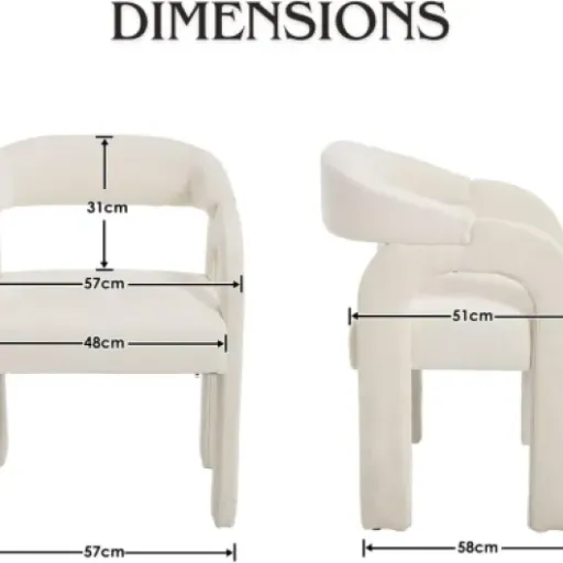 Test Ya-Home Chaise de Salle à Manger en Chenille : deux petits fauteuils cosy pour la cuisine sans exploser le budget