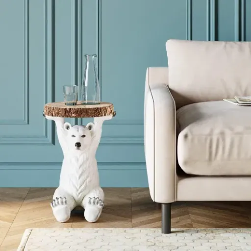 Test Kare Design Table d’Appoint Ours Polaire : la petite table qui sert surtout de déco qui fait marrer