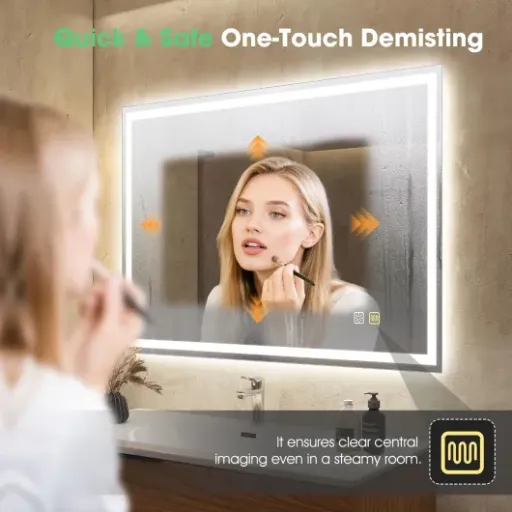 Test S'bagno Miroir LED 80x60 : un miroir lumineux qui fait bien le job au quotidien