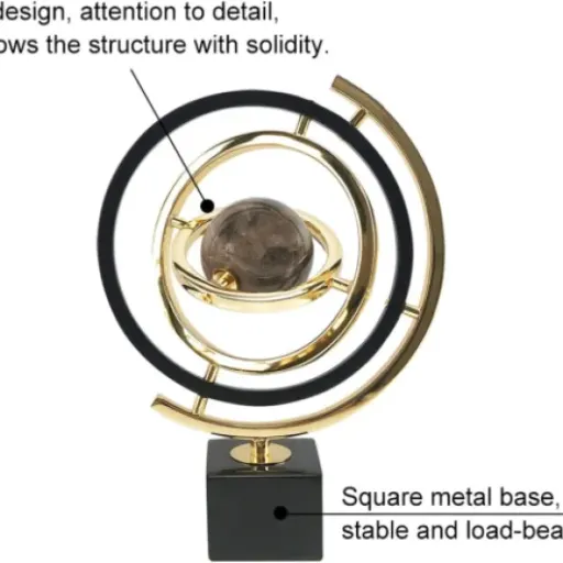 Test Homary Sculpture Métal Noir/Or : un bel objet déco qui fait sérieux sans trop d’effort