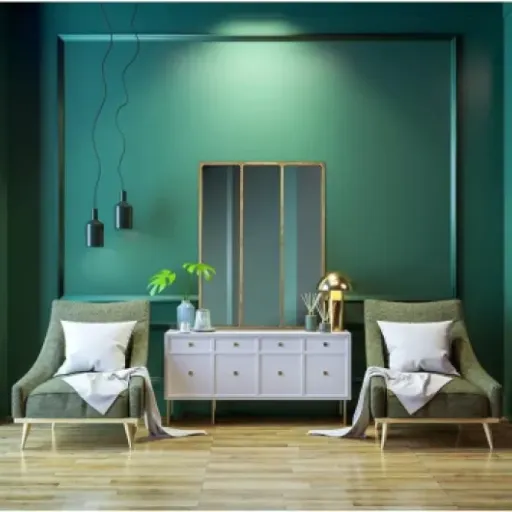 Test EMDE - Miroir métal Industriel 3 Bandes doré : un gros miroir qui change vraiment une pièce
