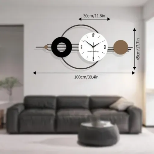 Test GSWBO Grande Horloge Murale 100x45 : belle pièce déco, mais pas sans défauts