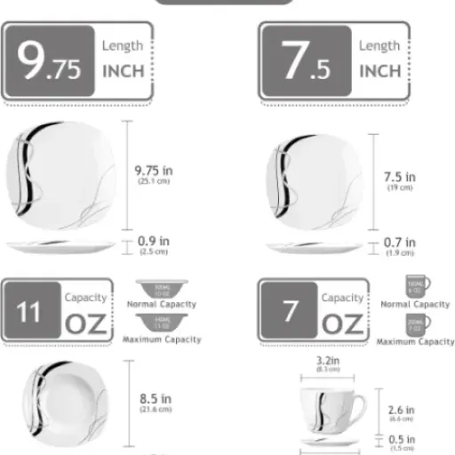 Test VEWEET FIONA 30 pièces : le service de table qui fait le job sans ruiner ton budget