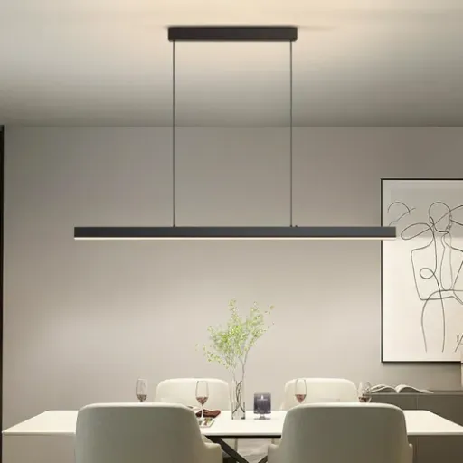 Test Zihoi Suspension Luminaire 150 cm : une barre LED réglable qui fait le job sans trop de chichis
