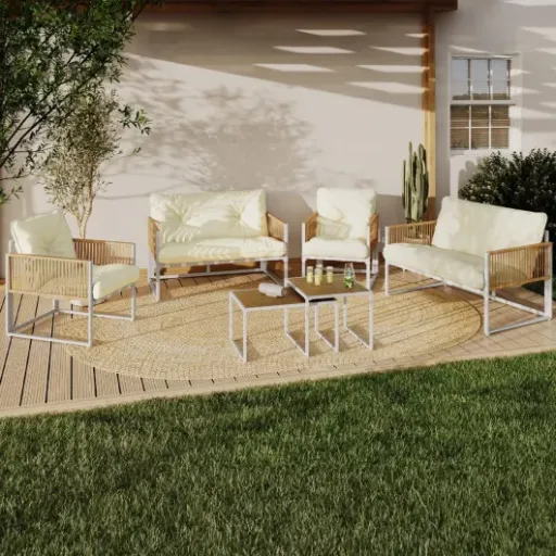 Test Salon de Jardin Bas Rio IDMarket : joli coin détente pas trop cher, mais avec quelques compromis