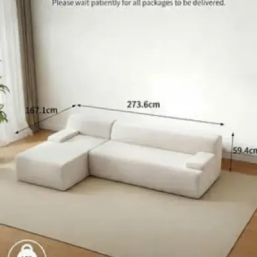 Test Acekool Canapé d'angle Modulaire Cloud : le gros nuage en velours côtelé qui squatte ton salon