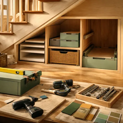 Rangement sous escalier : les configurations qui marchent vraiment selon la profondeur disponible