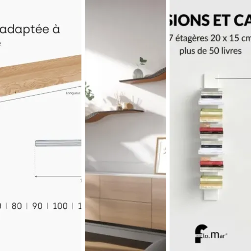 Classement des 3 meilleurs étagères murales design (mai 2026)