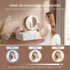 Test EUGAD Coiffeuse LED 100x40 : la coiffeuse compacte qui fait le job sans ruiner la chambre