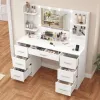 Test TEENFON Coiffeuse avec Miroir lumineux : une vraie station de maquillage pas chère mais pas parfaite