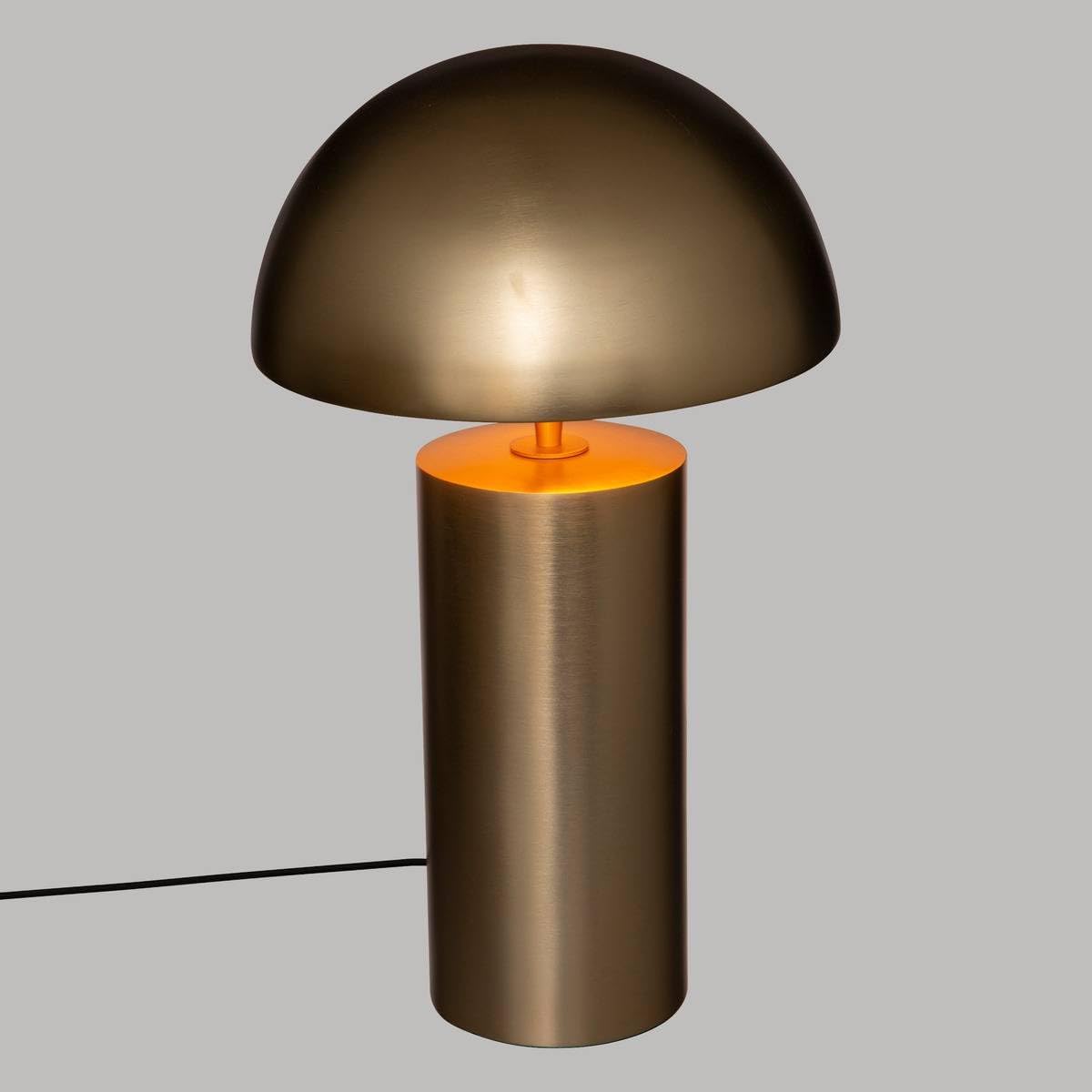 Atmosphera - Lampe Champi en Acier - Doré - H 50cm - Secteur - Douille E27 - Style Rétro et Design - Idéale Chambre, Salon, Bureau - 40W Max Doré 50 cm