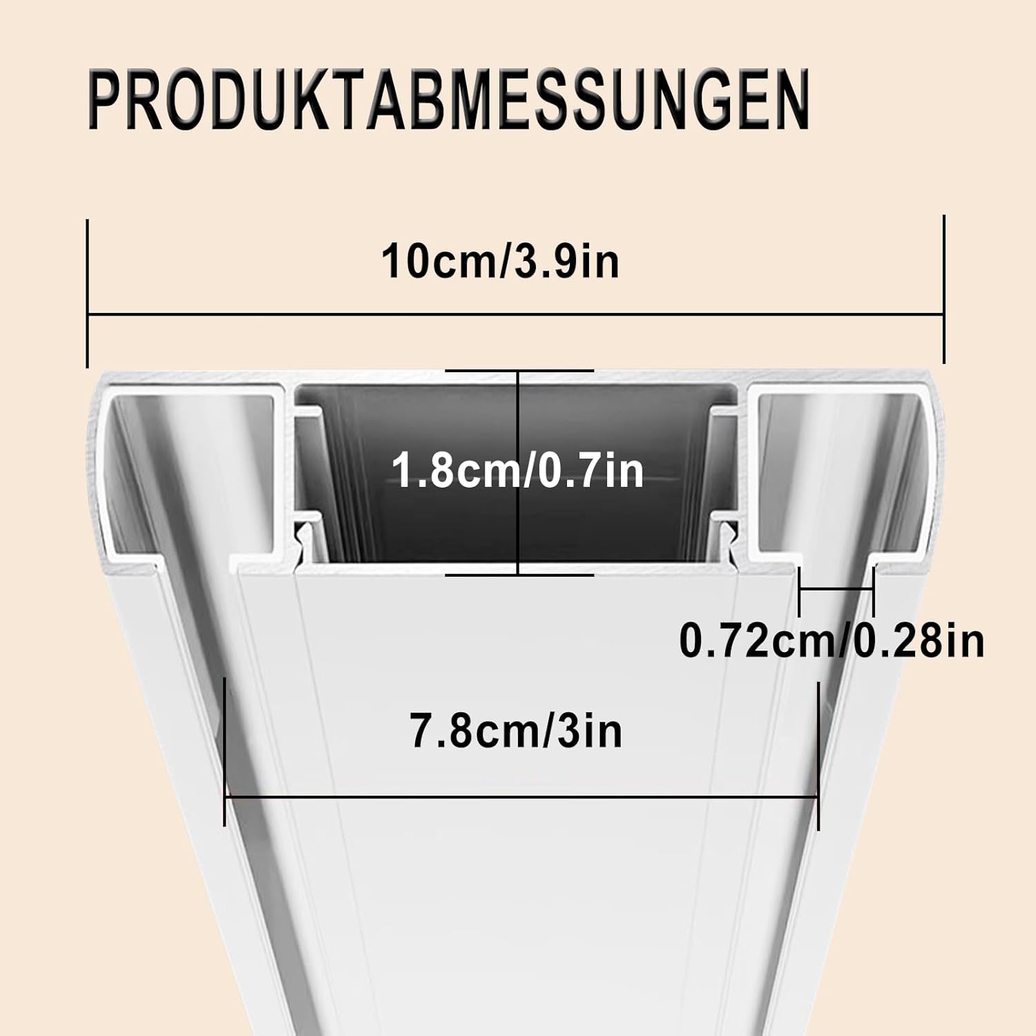 Rail Rideau Plafond Double, Tringle à Rideaux Silencieuse à Rails à Double Rangée, Double Rails de Rideaux Rideau Rai Plafond, pour Salon, Chambre à Coucher (Blanc, 230cm) Blanc 230cm