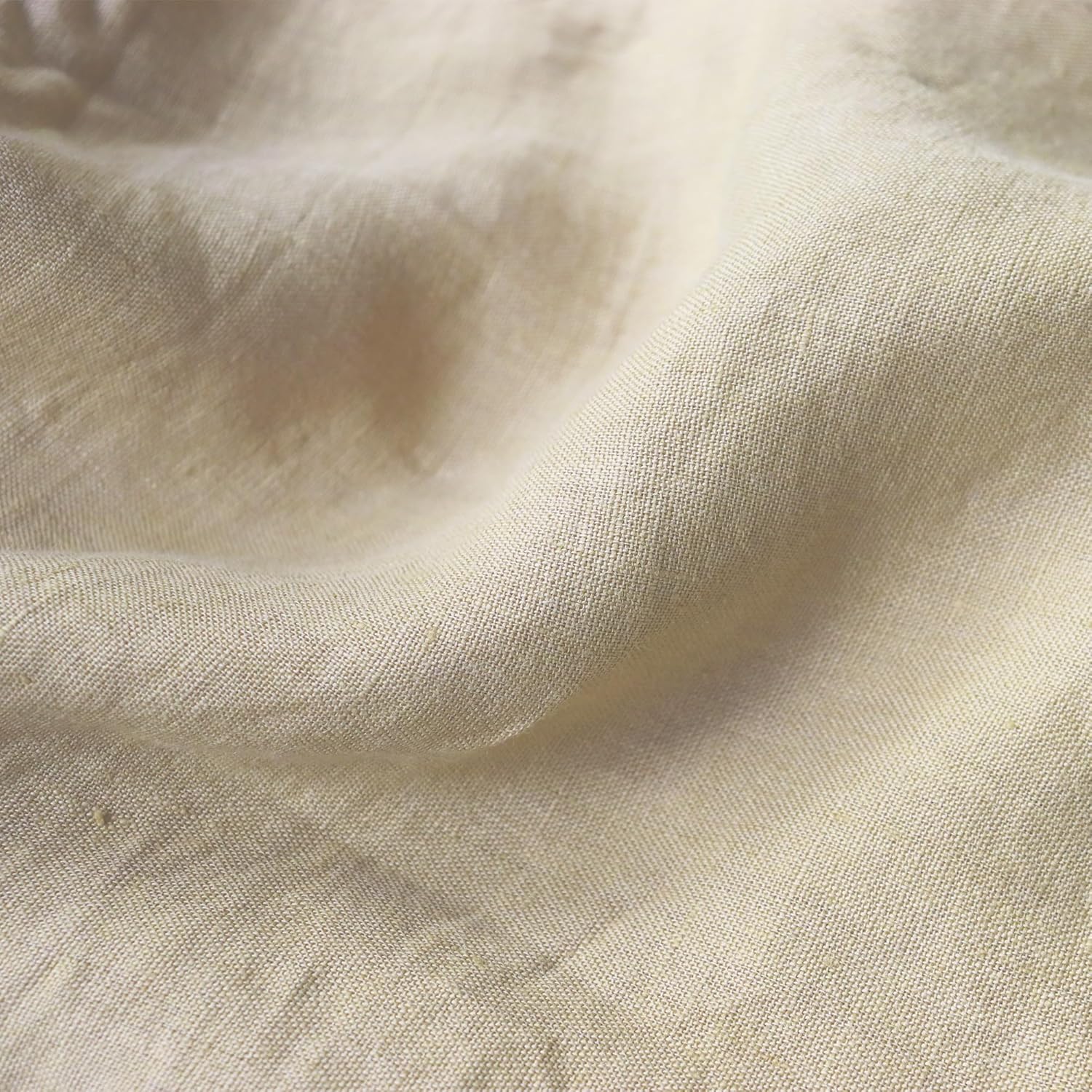 MATT & ROSE Housse de Couette 260x240 cm Unie Passion Lin 2 Personnes - 100% Lin Lavé - Oeko-TEX - Ivoire Ivoire 260x240cm