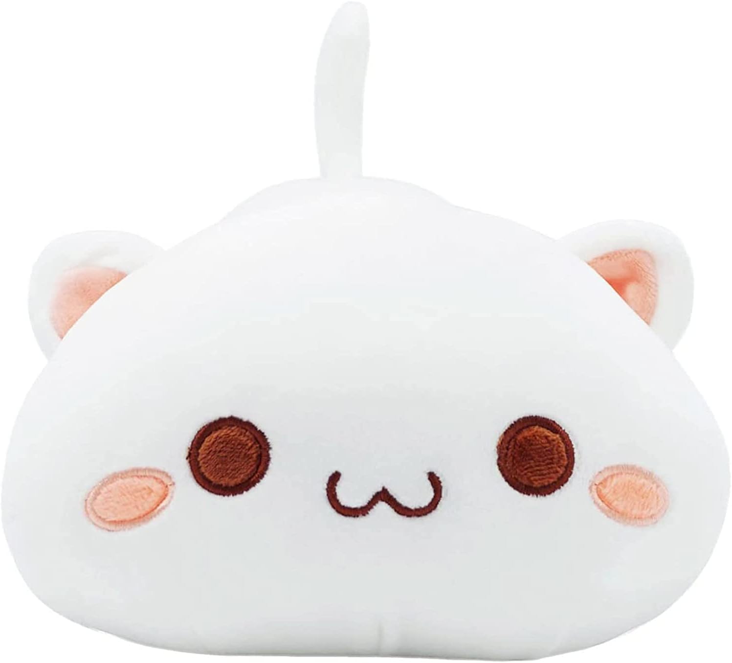 Shownicer Oreiller en Peluche, Coussin Poupée Chat Mignon, Jouet d'anime Doux Cartoon, Traversin Oreiller de Canapé-lit Sommeil, Décoration Créative, Cadeau pour Enfants Bébé Filles Garçons 30cm Chat # 1