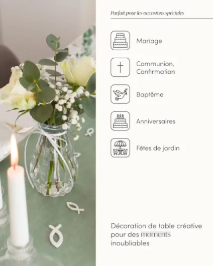 100% Mosel Vases en Verre, Lot de 12 (14,5 cm x 8,9 cm) Petits Vases Transparents Design Diamant – Vases de Table pour Mariage, Baptême, Communion & Anniversaire