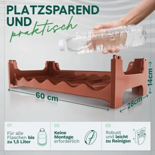 Test Novaliv Étagère à bouteilles modulaire 144 bouteilles : du plastique simple mais bien pensé pour la cave