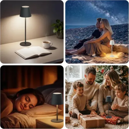 Test Klighten 2 Pack Lampes de Bureau LED : deux petites lampes sans fil bien pratiques pour l’intérieur et le balcon