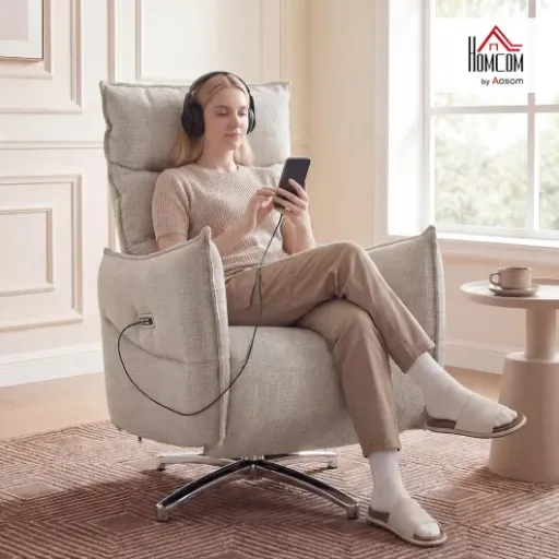Test HOMCOM Fauteuil relax électrique : le fauteuil qui fait le job sans vider le compte en banque