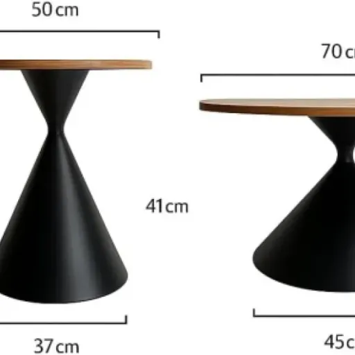 Test Table Basse Salon Ronde Aurea : deux petites tables qui font le job pour un salon moderne