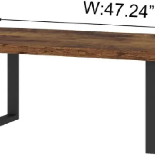 Test IBF Table Basse Industrielle 120 cm : belle, pratique… mais pas pour les bourrins