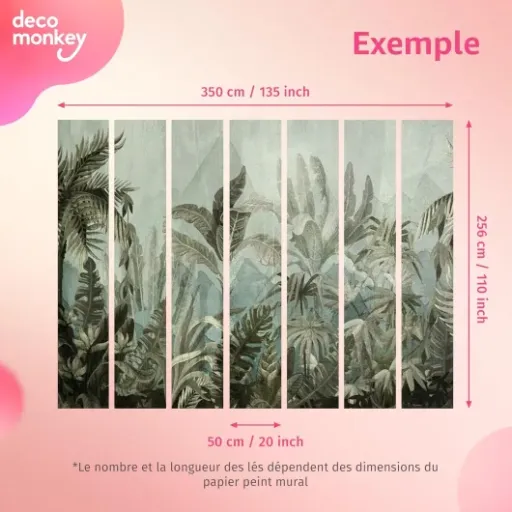 Test decomonkey Papier Peint Panoramique Jungle 350x256 : joli rendu, mais quelques pièges à connaître