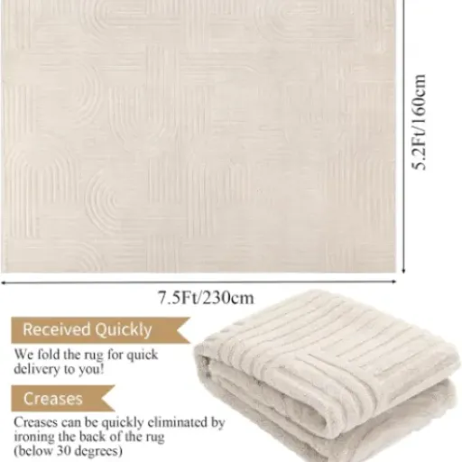 Test Enyhom Tapis Salon 160x230 : doux et pratique, mais clairement pas un tapis de luxe