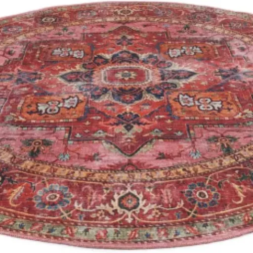 Test RugVista Georgia Oriental (Ø 160 cm) : le tapis rond qui mise sur le look et la facilité d’entretien