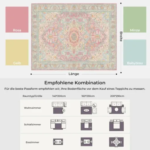 Test Kokia Teppiche 200x290 : un grand tapis vintage qui fait le job sans se ruiner
