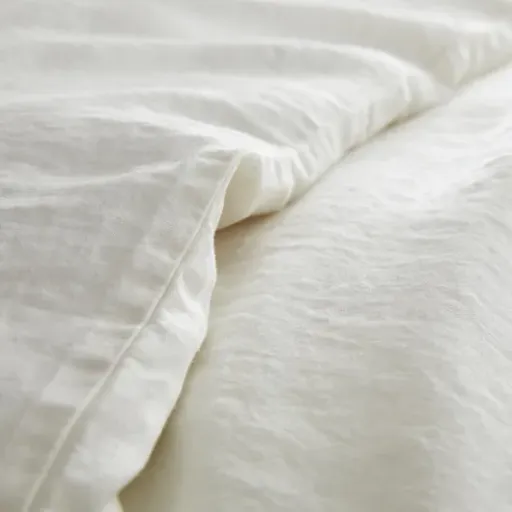 Test Parure de Couette 100% Pur Lin Lavé Blanc (140x200) : le confort du lin sans se ruiner