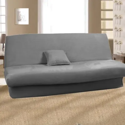 Test Housse de clic clac Antonouse : la solution simple pour cacher un vieux canapé-lit