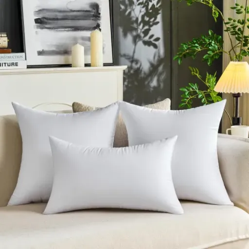 Test Coussin Rembourrage 30 x 50 cm (lot de 4) : des petits coussins simples qui font le job sur le canapé