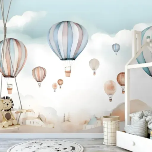 Test WallArena Ballons & Nuages : un grand panoramique qui change vraiment une chambre d’enfant