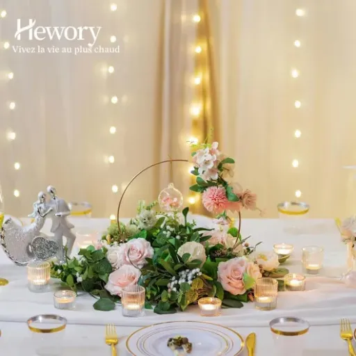 Test Hewory Porte-Bougies à Réchaud en Verre : du basique efficace pour tables de fête et salon