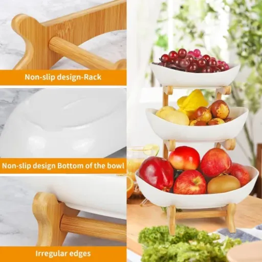 Test Présentoir à fruits 3 étages Gaethra : joli, pratique, mais pas parfait