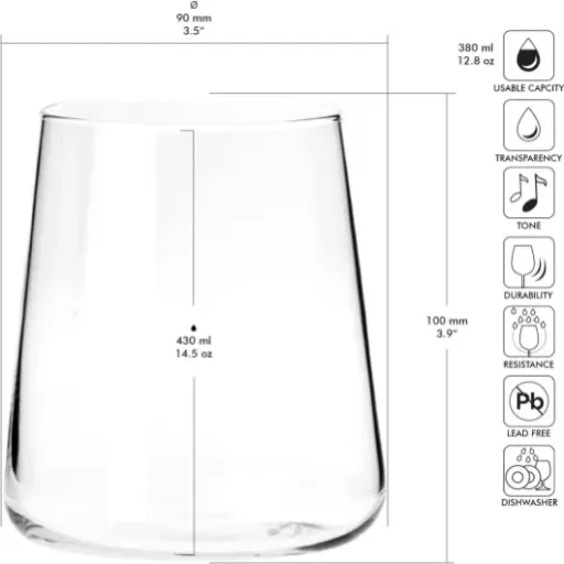 Test Krosno Avant-Garde 430 ml : des verres simples, grands et pratiques pour tous les jours