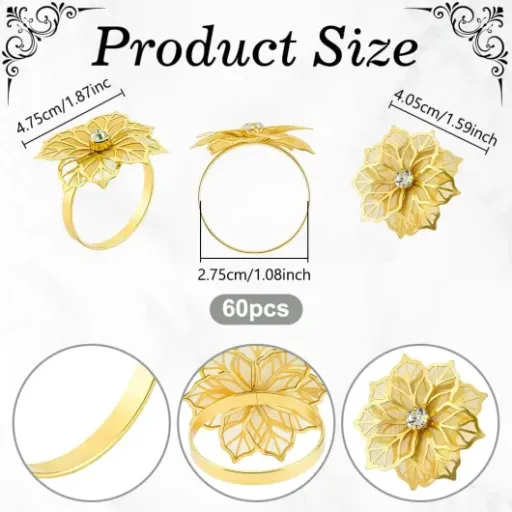 Test INTERWARM 60 Ronds de Serviette Floraux : le petit accessoire qui habille la table sans ruiner le budget