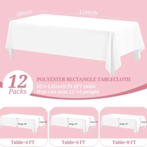 Test Pesonlook nappes polyester 60x126 : le kit pratique pour gros événements sans se ruiner