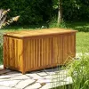 Test Casaria Coffre de Jardin 205 L : le coffre en bois qui fait le job sans être parfait