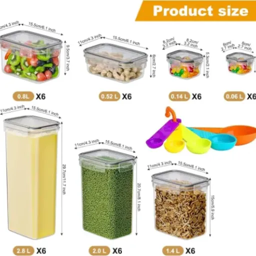 Test 42 boîtes de rangement hermétiques Stusgo : le kit qui met (presque) fin au bazar dans les placards